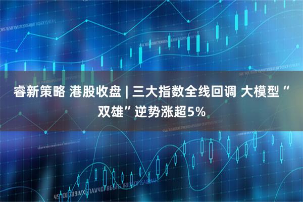 睿新策略 港股收盘 | 三大指数全线回调 大模型“双雄”逆势涨超5%