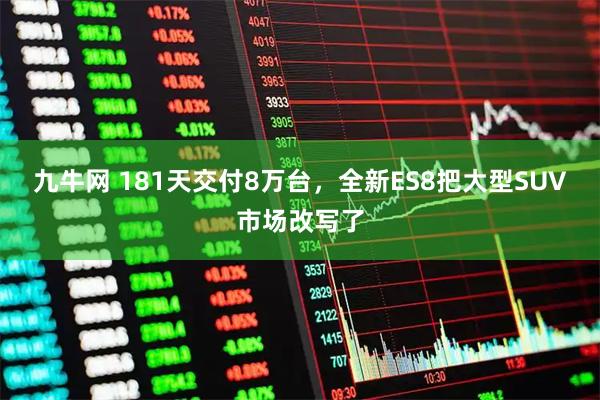 九牛网 181天交付8万台，全新ES8把大型SUV市场改写了