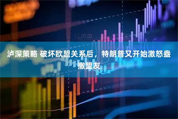泸深策略 破坏欧盟关系后，特朗普又开始激怒盎撒盟友