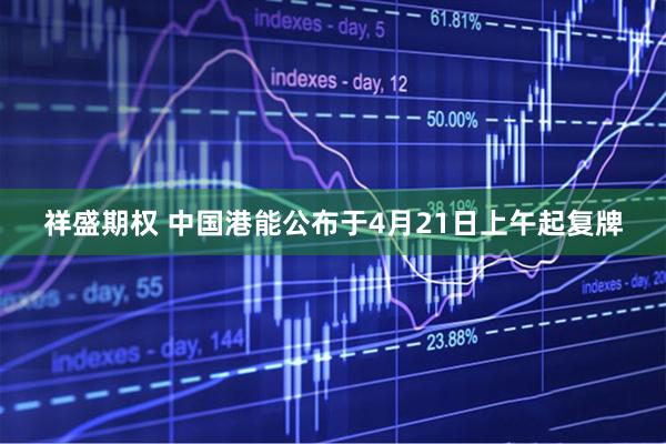 祥盛期权 中国港能公布于4月21日上午起复牌